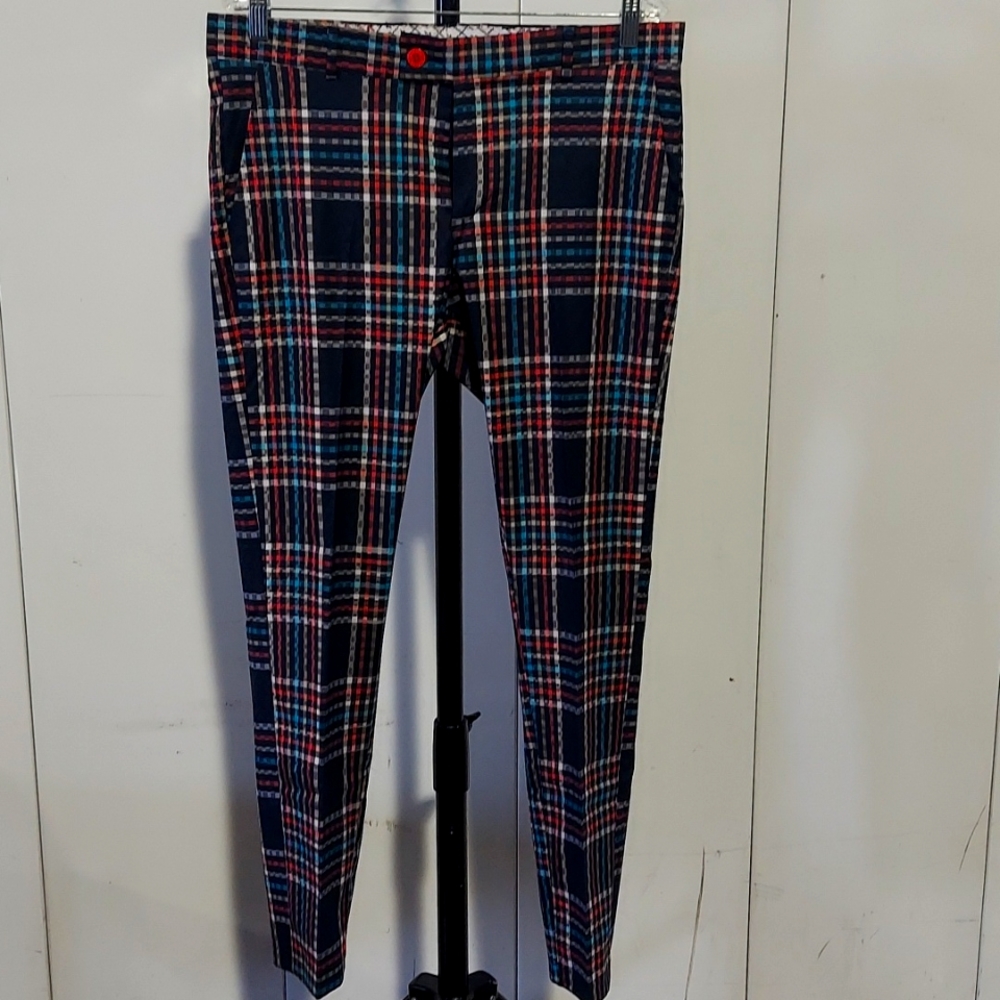 DJ Plus Skinny Plaid Pants
